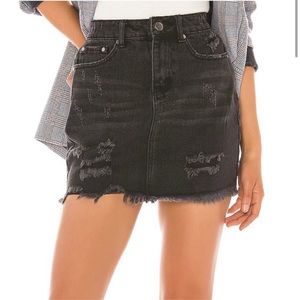 Superdown Elodie Denim Skirt